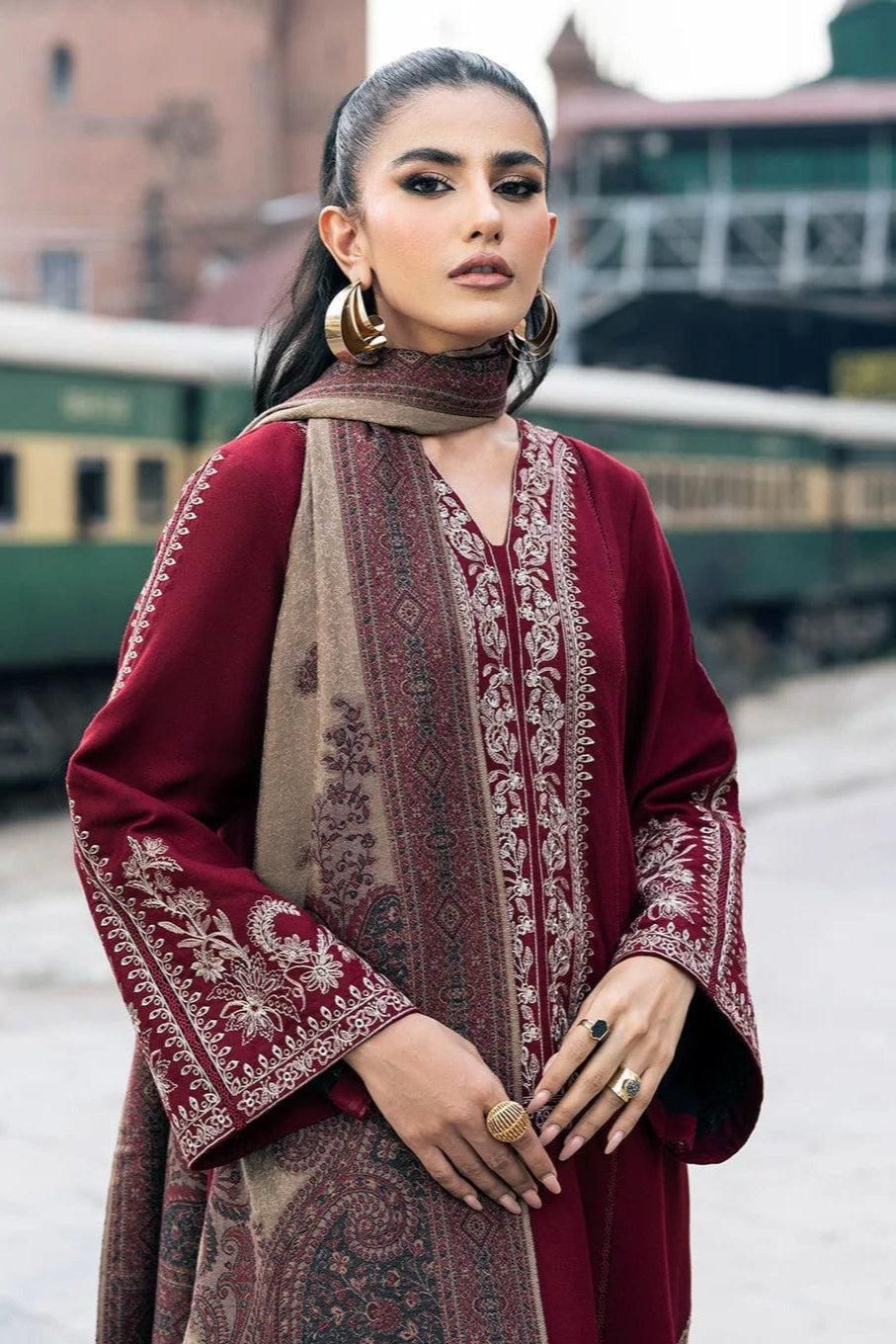 Lawn Embroidered 3Piece D-012