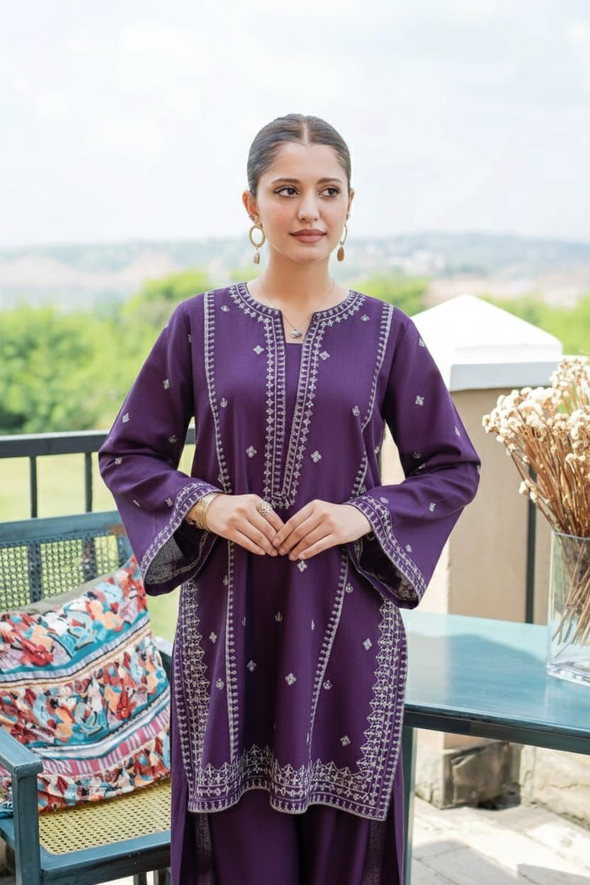 URGE Lawn Embroidered 2Piece D-002