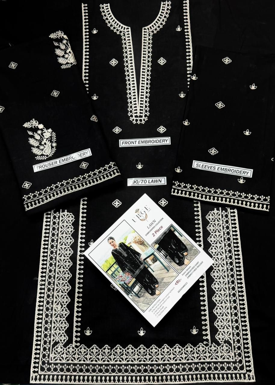 URGE Lawn Embroidered 2Piece D-001