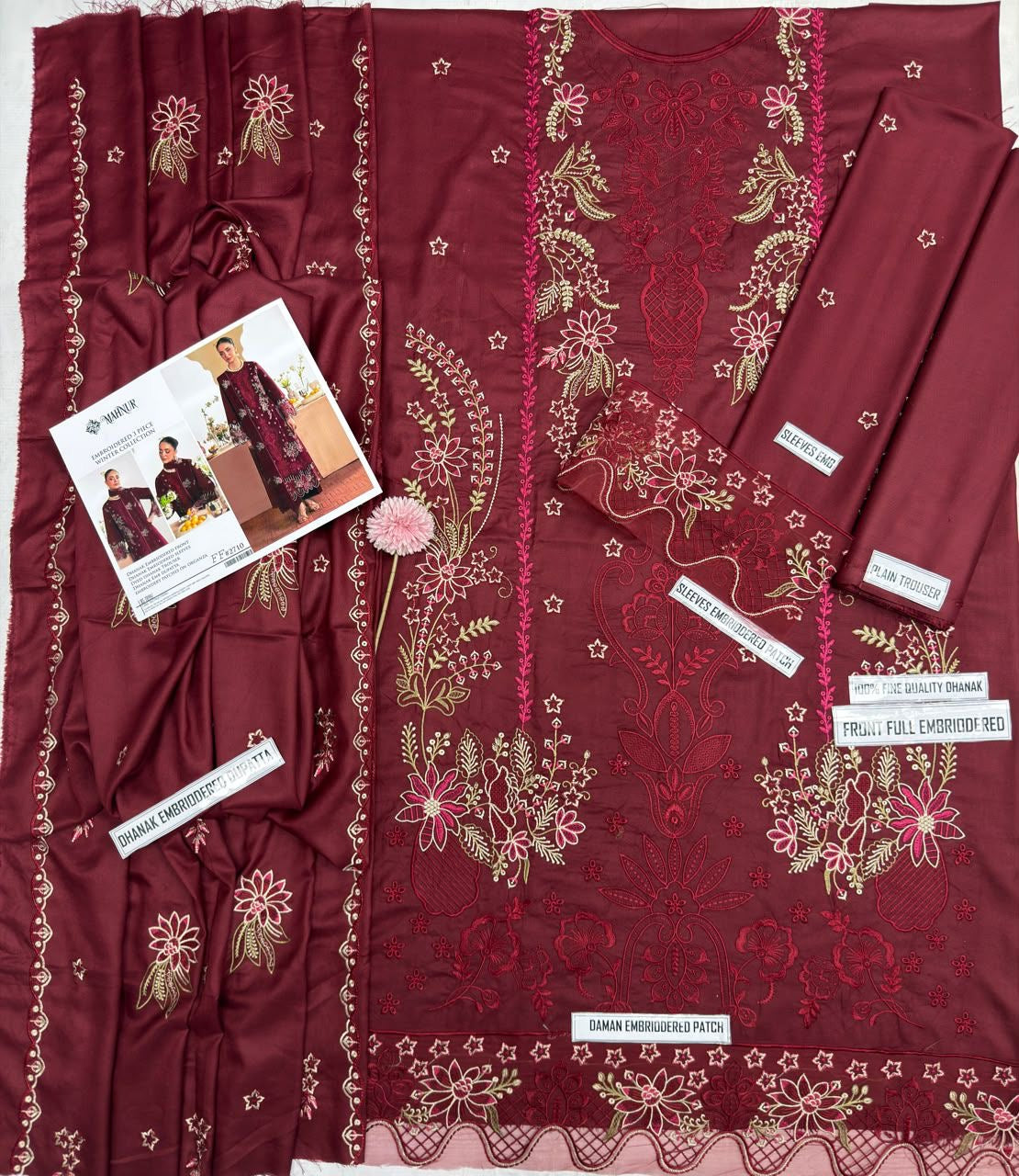 Mahnur luxury jora 3 piece