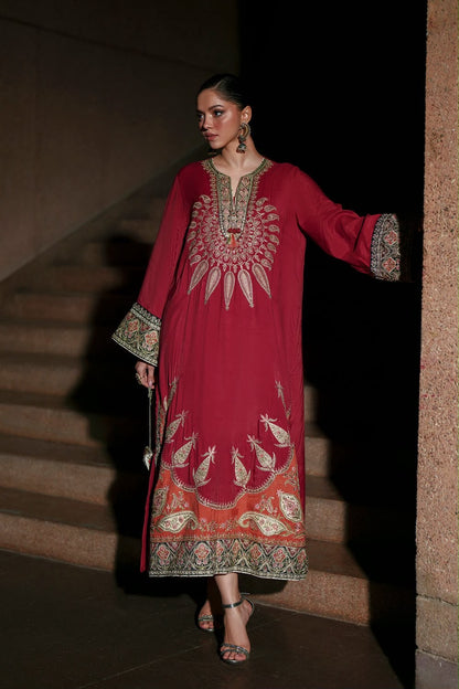 Kaftan silk 3 piece