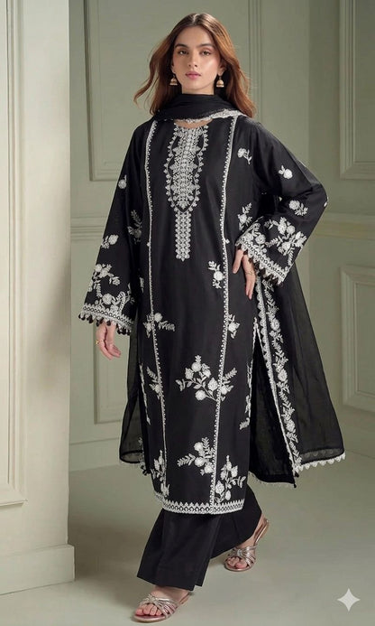 cross stich heavy black 3pc