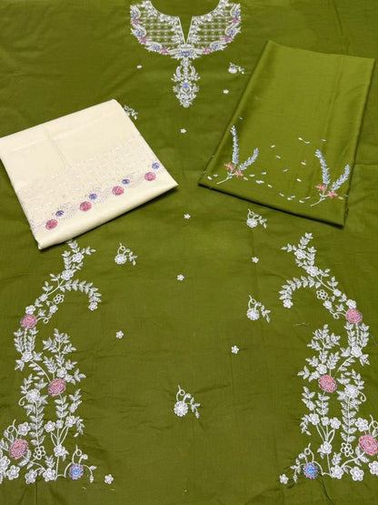 Luxury embroidery 2 piece