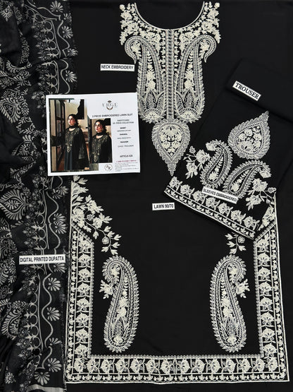 Lawn Embroidered 3Piece D-016 (Copy)