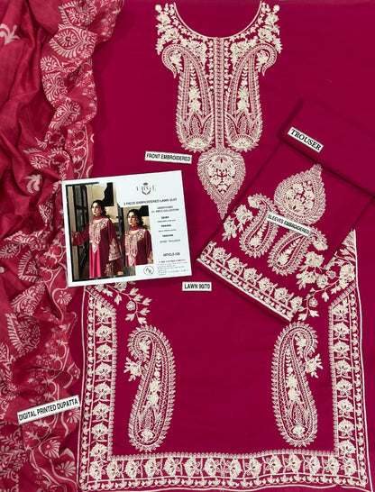 Lawn Embroidered 3Piece D-016 (Copy 3)