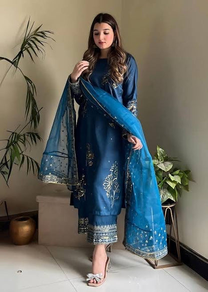 Silk heavy 3 piece