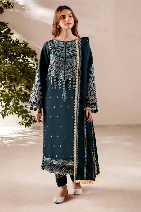 Heavy embroidered 3pc D1009
