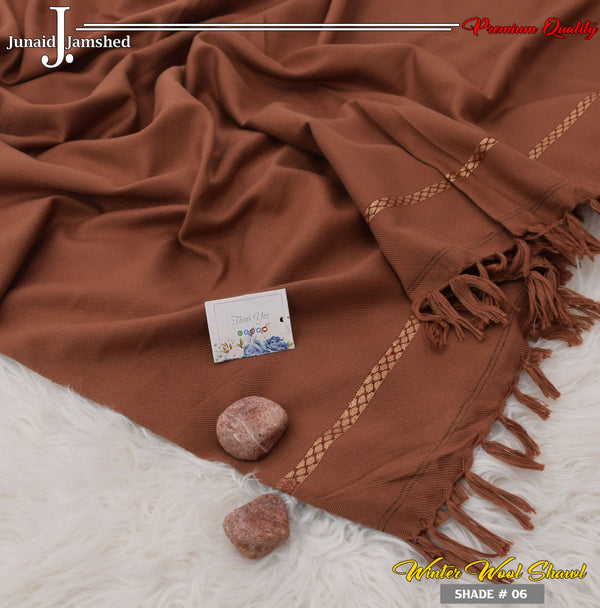 J. Men Premium Wool Shawl D-003