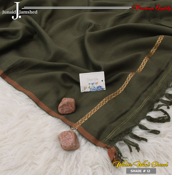 J. Men Premium Wool Shawl D-009