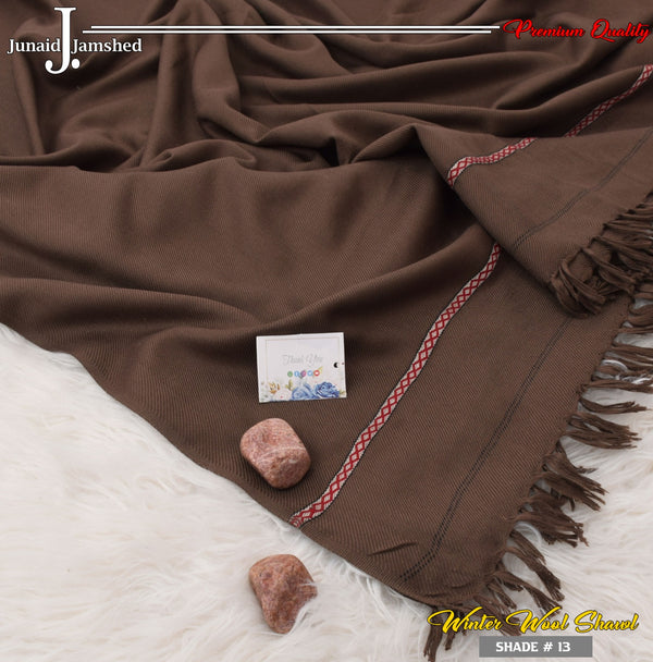 J. Men Premium Wool Shawl D-010