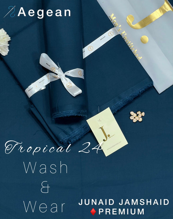 J. Tropical Wash & Wear Unstitched D-015