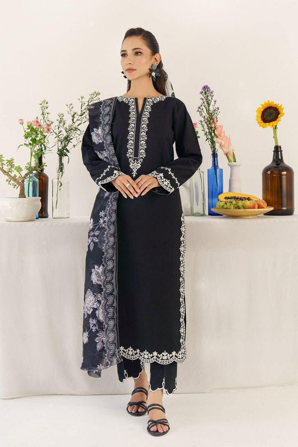Dhanak Embroidered Unstitched 3Piece D-030