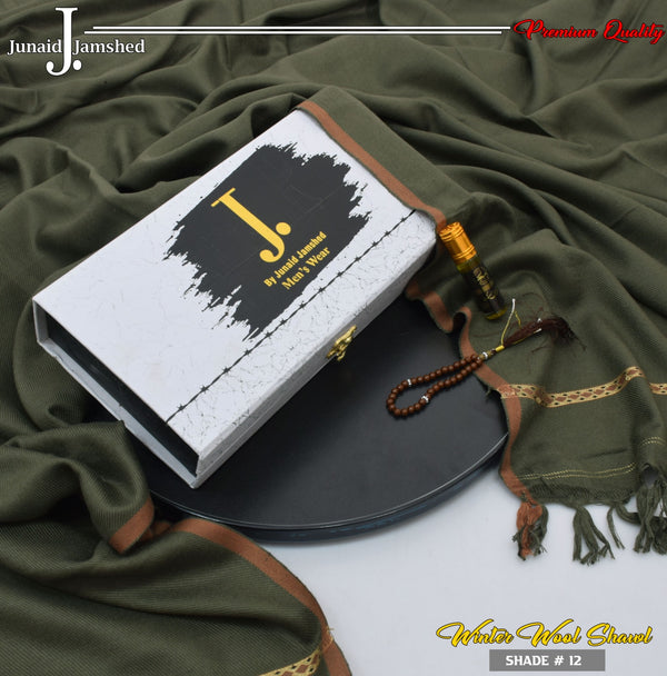 J. Men Premium Shawl ( Army Green ) D-012