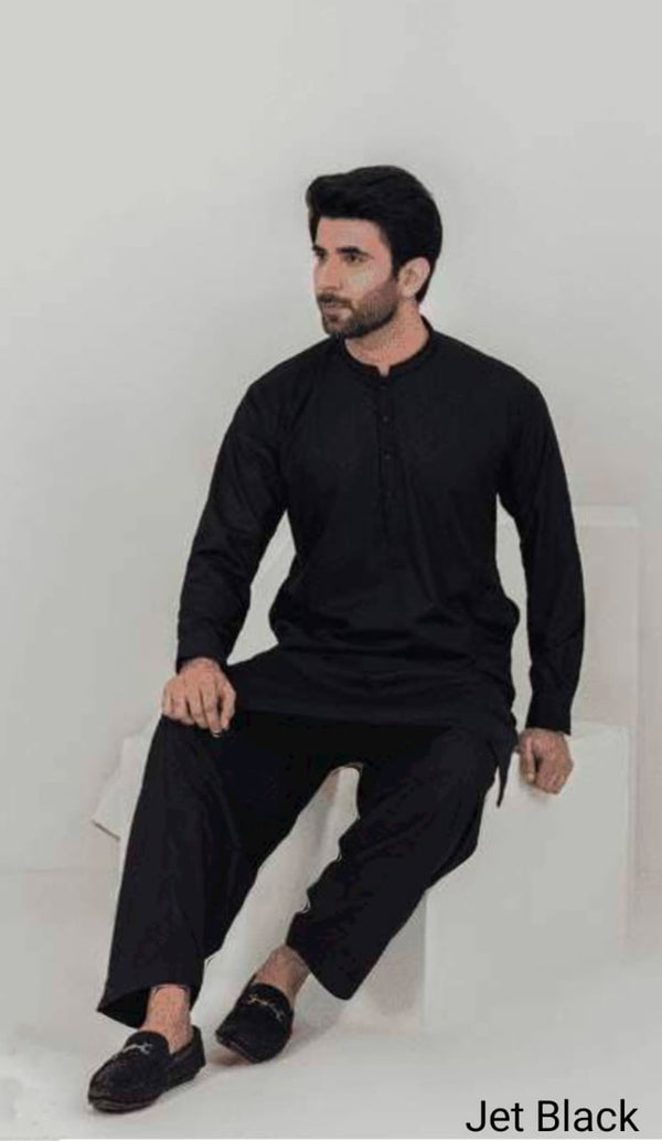 Gul Ahmad Special Black Wash & Wear S-001