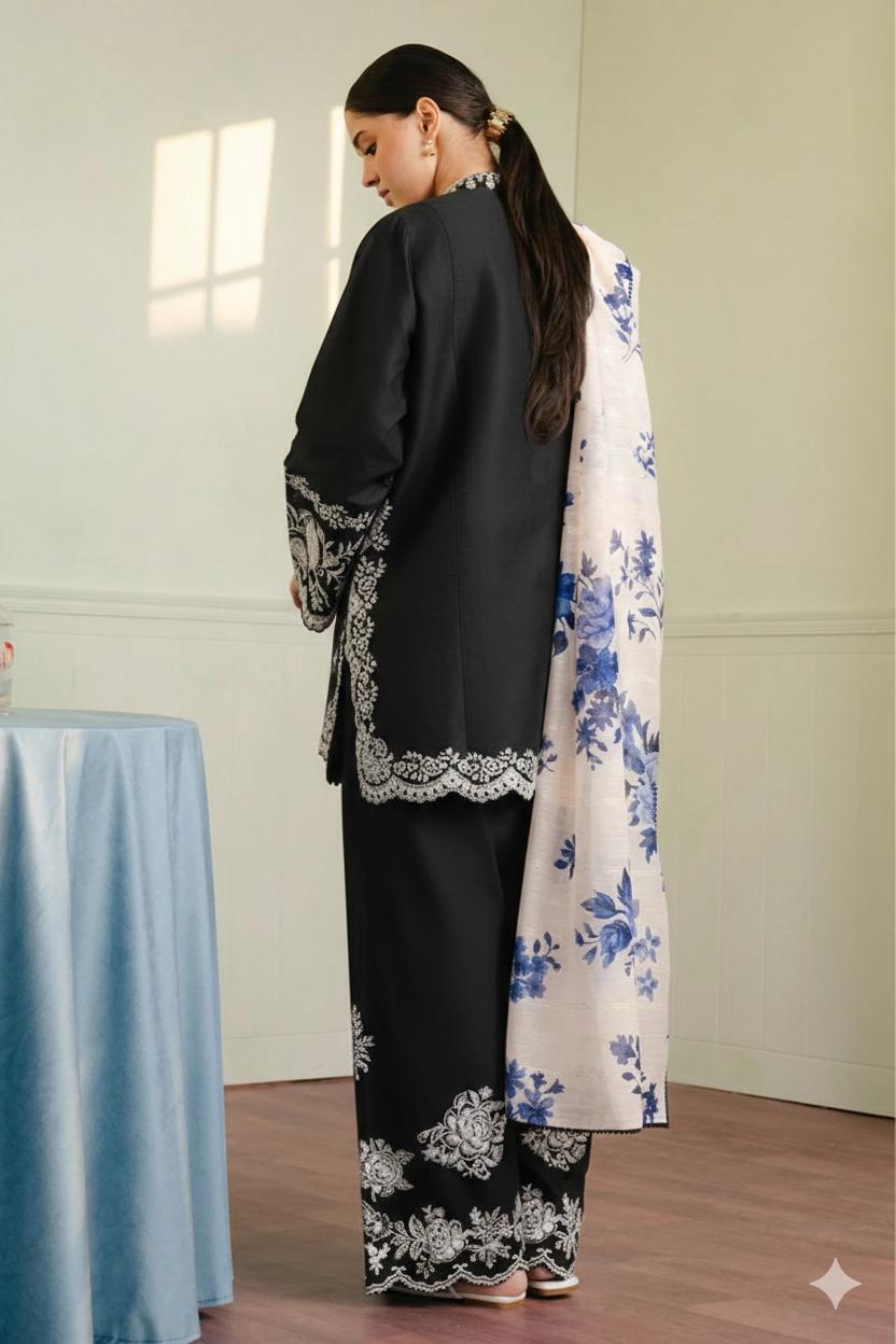 Lawn Embroidered 3Piece D-010