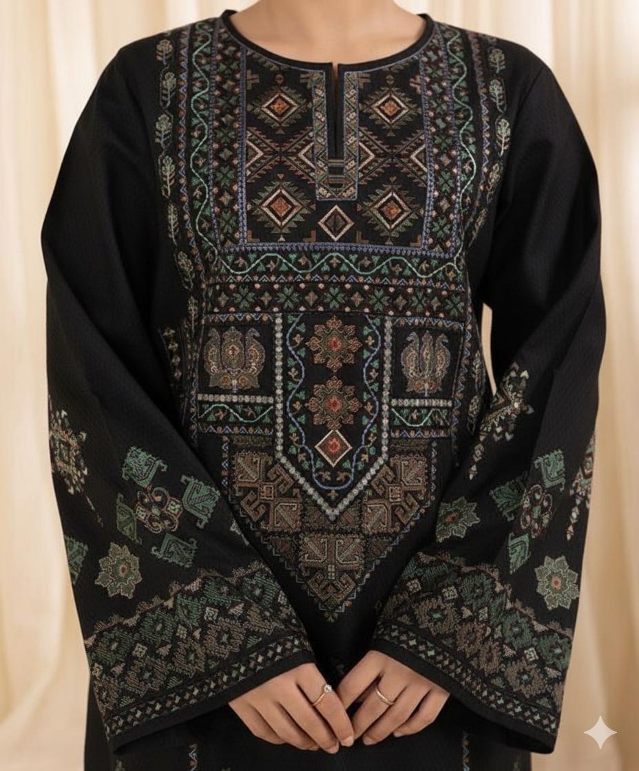Lawn Embroidered 3Piece D-006