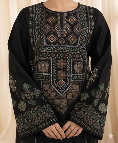 Lawn Embroidered 3Piece D-006