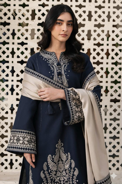 Lawn Embroidered 3Piece D-018