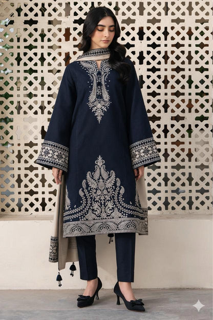 Lawn Embroidered 3Piece D-018