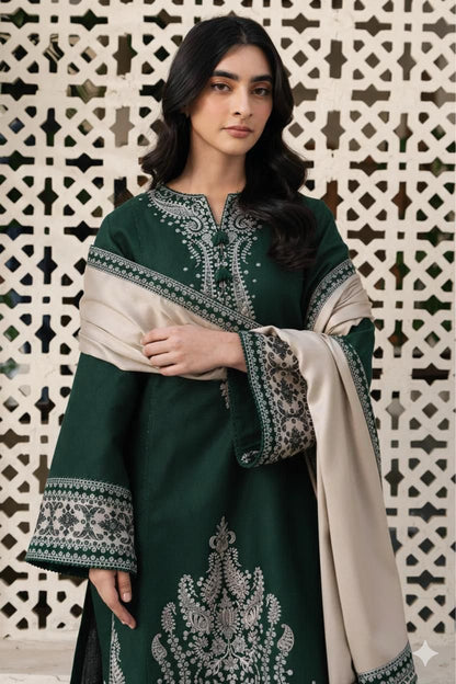 Lawn Embroidered 3Piece D-014