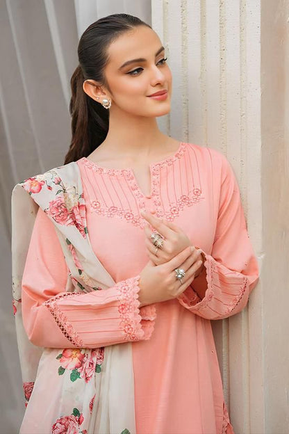 Lawn Embroidered 3Piece D-026