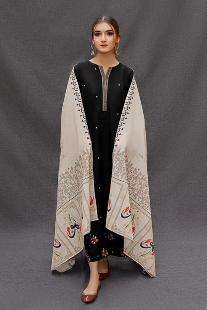 Lawn Embroidered 3Piece D-015