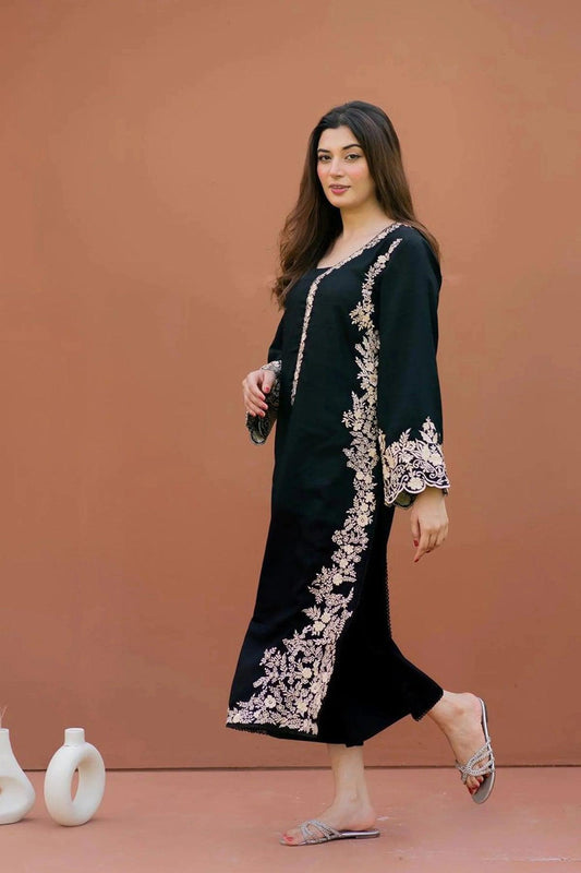 ASLING Lawn Embroidered 2Piece D-001