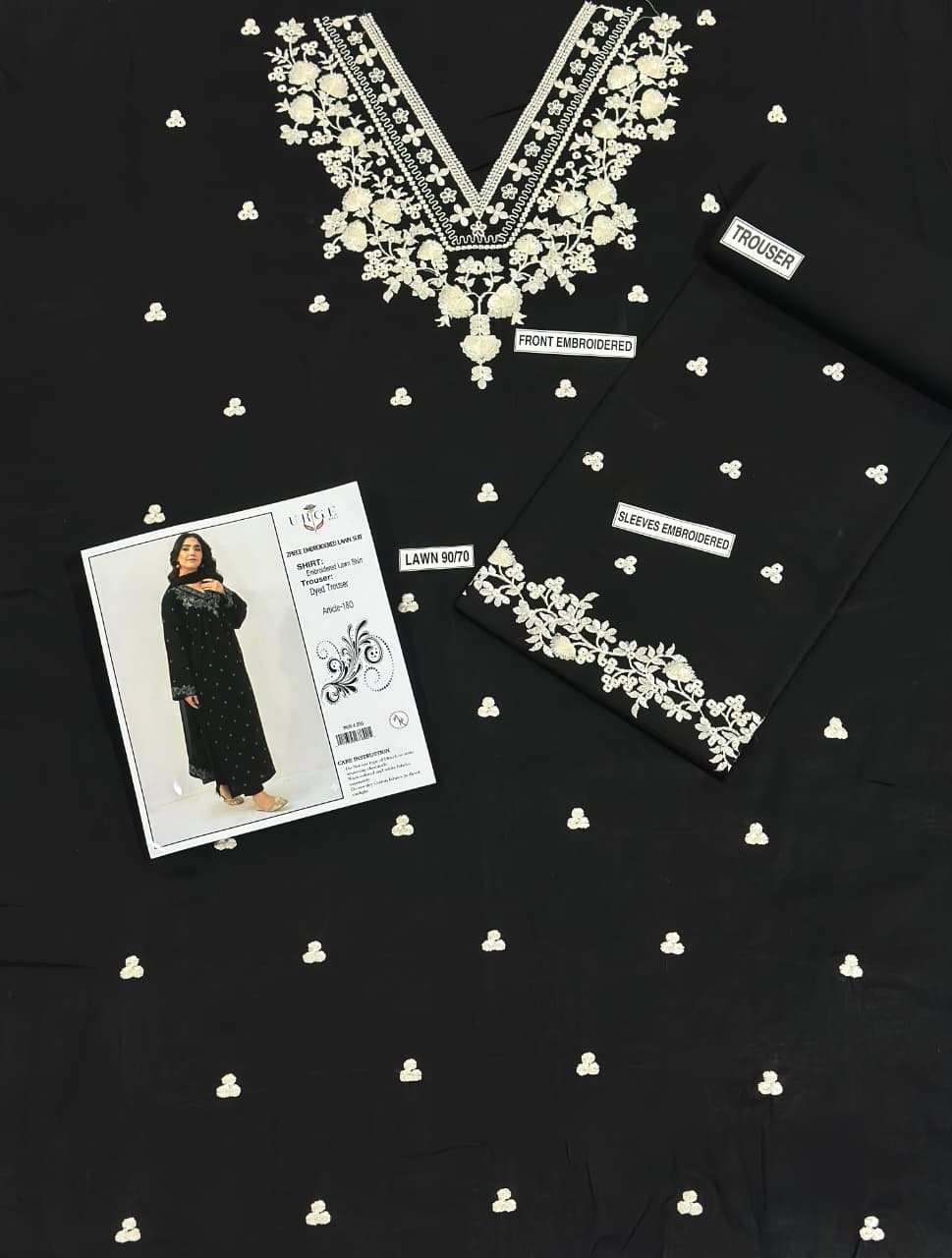 ASLING Lawn Embroidered 2Piece D-002