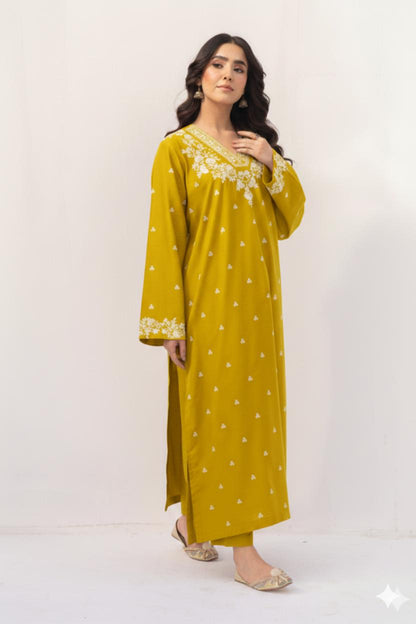 ASLING Lawn Embroidered 2Piece D-003