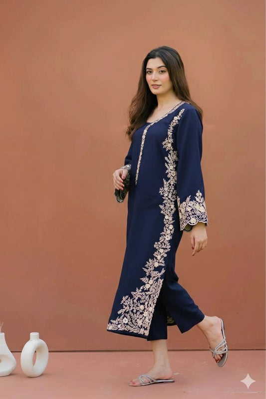 ASLING Lawn Embroidered 2Piece D-004