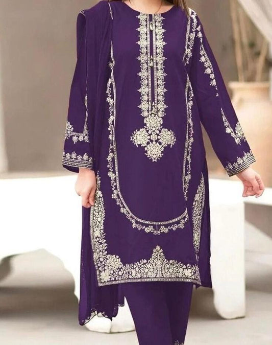 ASLING Lawn Embroidered 2Piece D-010