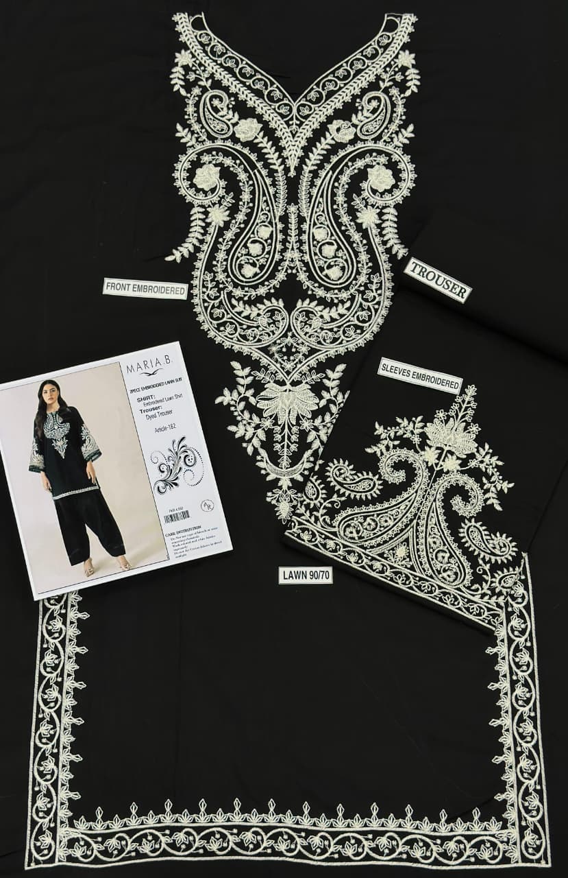 ASLING Lawn Embroidered 2Piece D-014