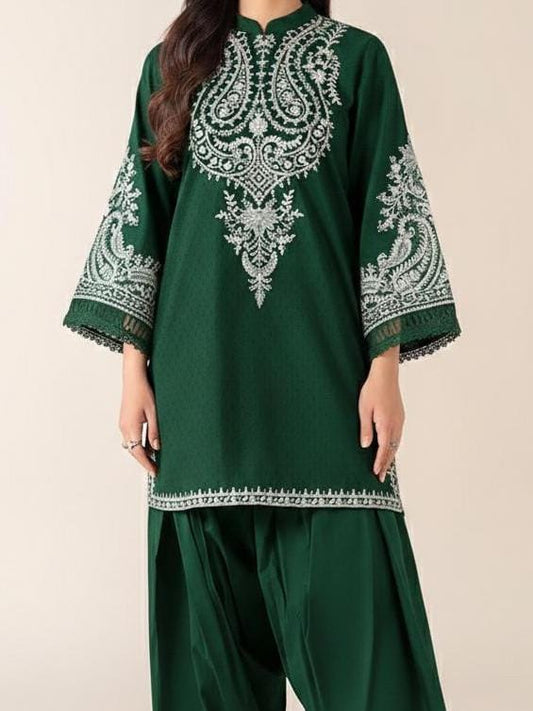 ASLING Lawn Embroidered 2Piece D-015