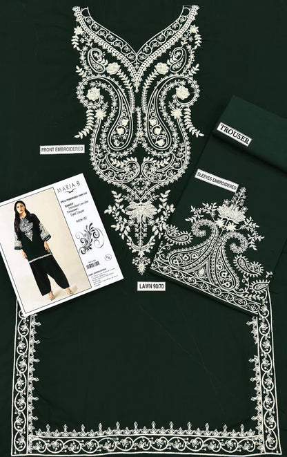 ASLING Lawn Embroidered 2Piece D-015