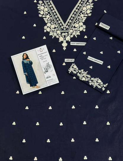 ASLING Lawn Embroidered 2Piece D-016