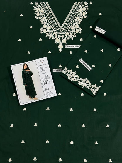 ASLING Lawn Embroidered 2Piece D-017