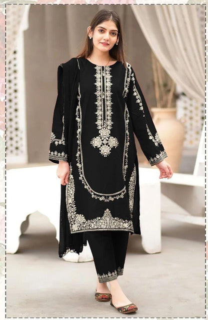 ASLING Lawn Embroidered 2Piece D-019