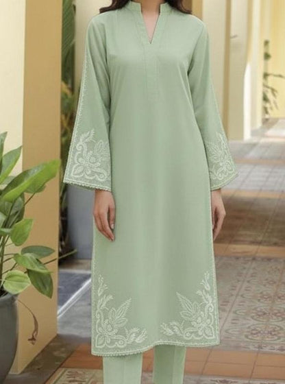 ASLING Lawn Embroidered 2Piece D-020