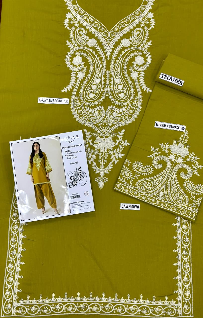 ASLING Lawn Embroidered 2Piece D-022