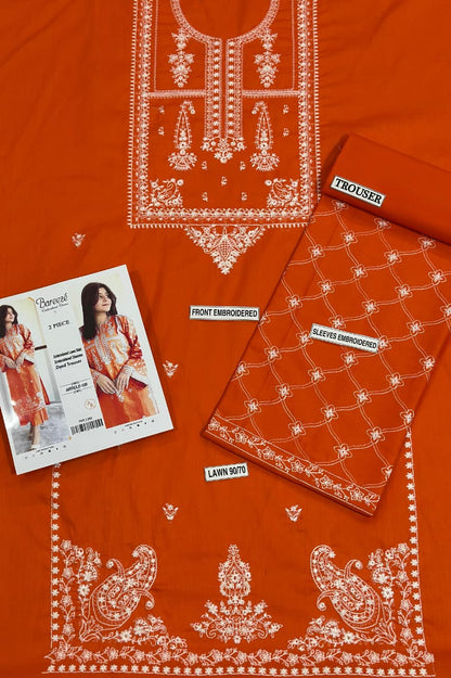 ASLING Lawn Embroidered 2Piece D-023