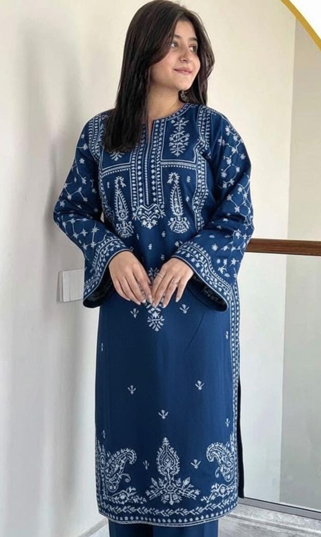 ASLING Lawn Embroidered 2Piece D-025