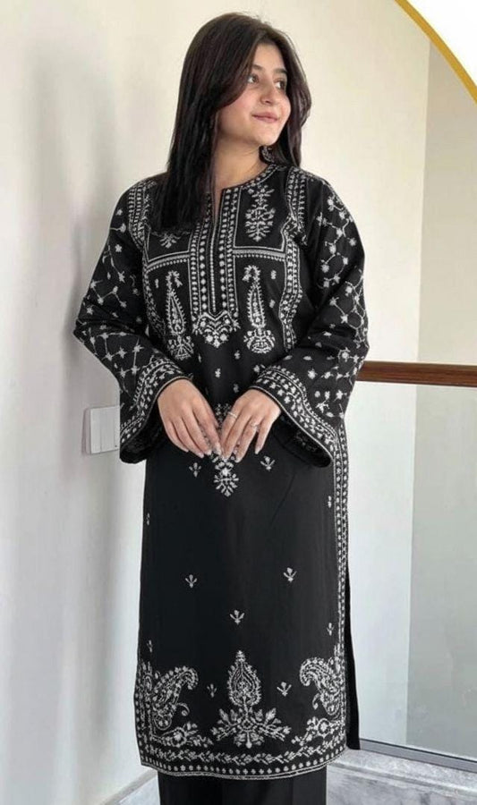 ASLING Lawn Embroidered 2Piece D-027