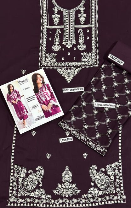 ASLING Lawn Embroidered 2Piece D-029