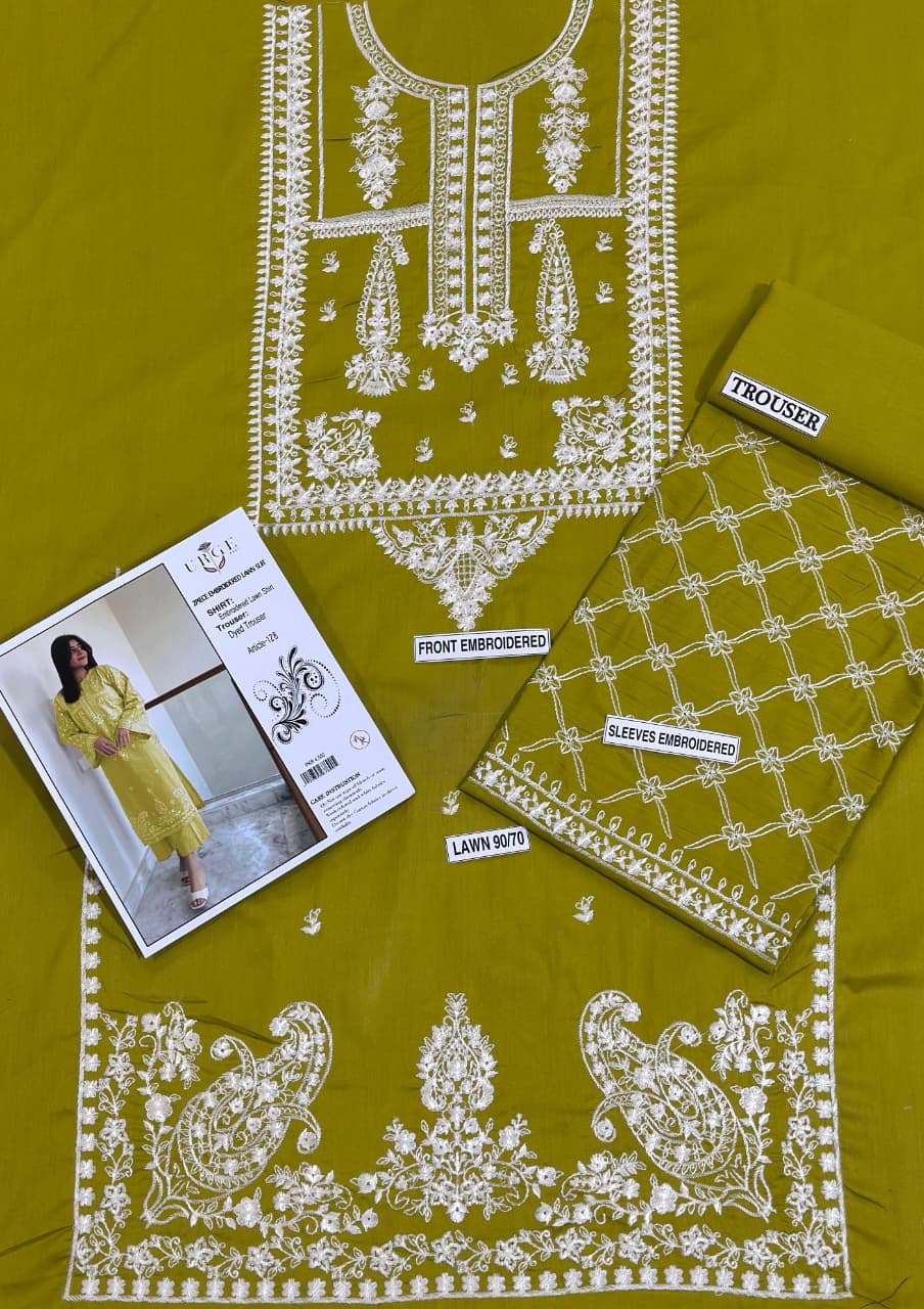 ASLING Lawn Embroidered 2Piece D-030