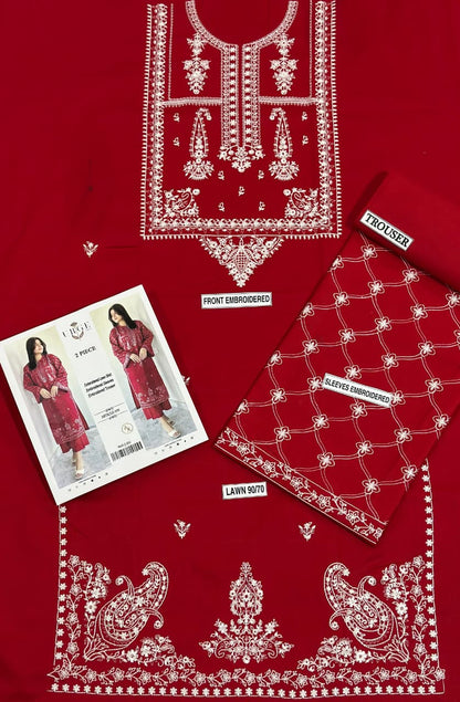 ASLING Lawn Embroidered 2Piece D-032