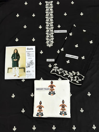 BATIK Lawn Embroidered 2Piece D-004