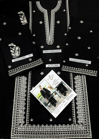 URGE Lawn Embroidered 2Piece D-001