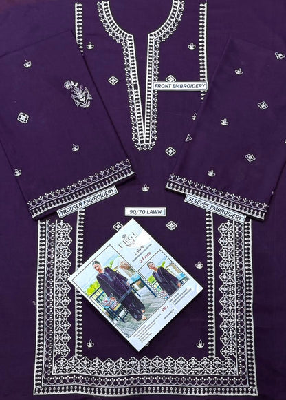 URGE Lawn Embroidered 2Piece D-002