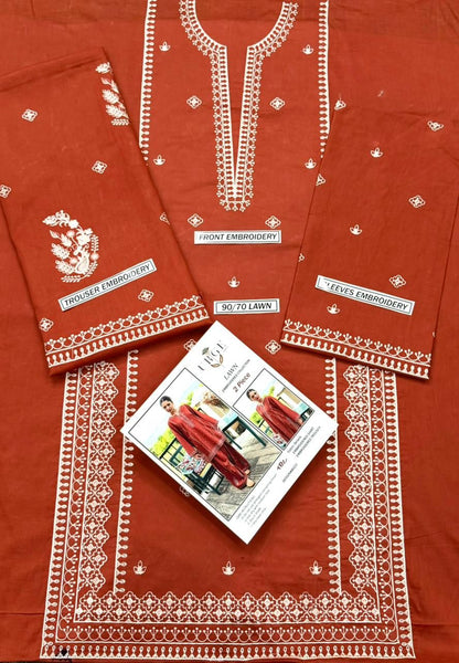 URGE Lawn Embroidered 2Piece D-003