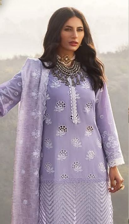 Zainab Chottani Lawn Embroidered 3Piece D-001